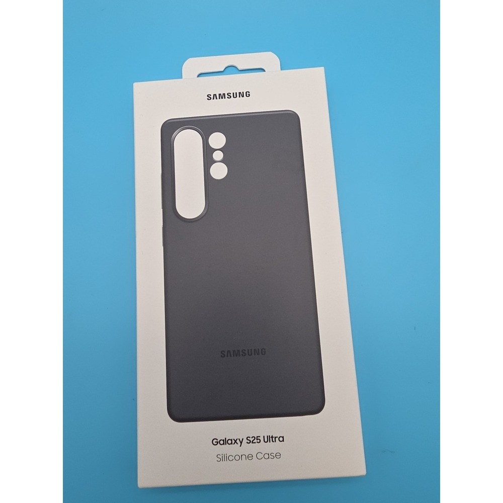 Samsung Official Silicone Case for Samsung Galaxy S25 Ultra - Black